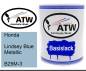 Preview: Honda, Lindsey Blue Metallic, B25M-3: 1L Lackdose, von ATW Autoteile West.